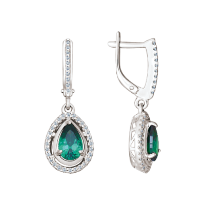 Ohrhänger aus Silber 925 mit Zirkonia