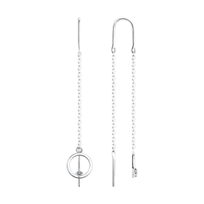 Ohrhänger aus Silber 925 mit Zirkonia