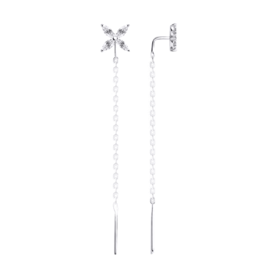 Ohrhänger aus Silber 925 mit Zirkonia