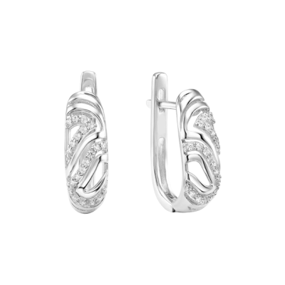 Ohrhänger aus Silber 925 mit Zirkonia