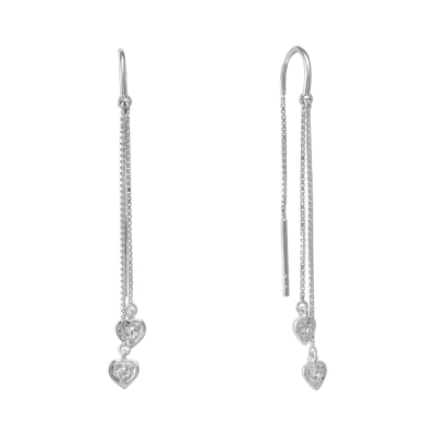 Ohrhänger aus Silber 925 mit Zirkonia