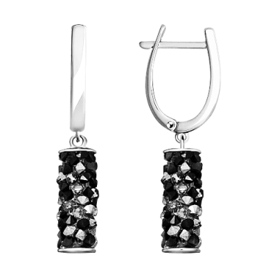 Ohrhänger aus Silber 925 mit Zirkonia und Swarovski Kristall