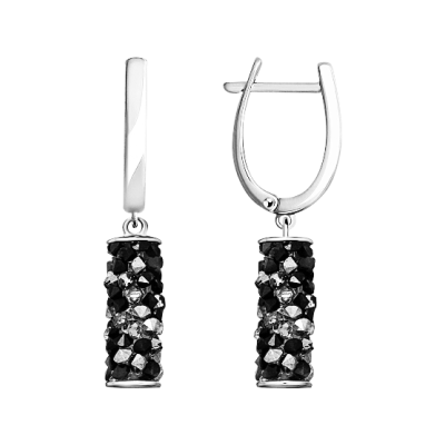 Ohrhänger aus Silber 925 mit Zirkonia und Swarovski Kristall