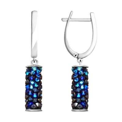 Ohrhänger aus Silber 925 mit Zirkonia und Swarovski Kristall