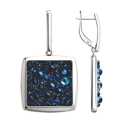 Ohrhänger aus Silber 925 mit Zirkonia und Swarovski Kristall