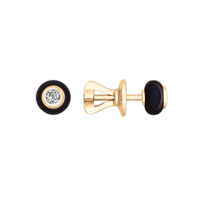 Ohrstecker aus Gelbgold 585 mit Brillant