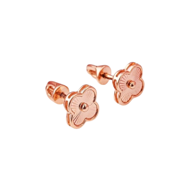 Kinder Ohrstecker aus Rotgold 585 mit Brillant