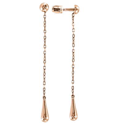 Ohrstecker aus Rotgold 585