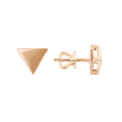 Kinder Ohrstecker aus Rotgold 585