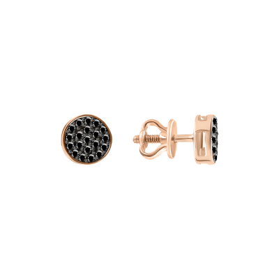 Ohrstecker aus Rotgold 585 mit Zirkonia