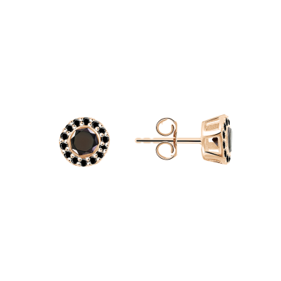 Ohrstecker aus Rotgold 585 mit Zirkonia