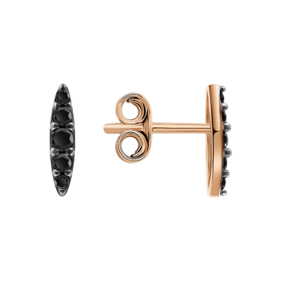 Ohrstecker aus Rotgold 585 mit Zirkonia
