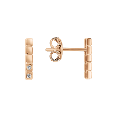 Ohrstecker aus Rotgold 585 mit Zirkonia