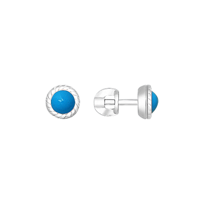 Ohrstecker aus Silber 925 mit Emaille