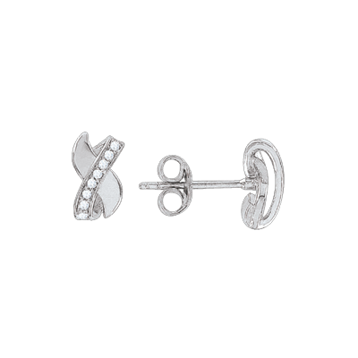 Ohrstecker aus Silber 925 mit Zirkonia