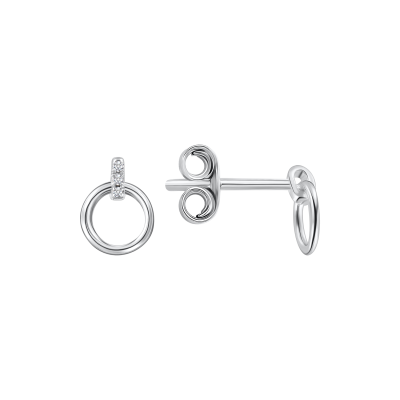 Ohrstecker aus Silber 925 mit Zirkonia