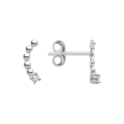 Ohrstecker aus Silber 925 mit Zirkonia