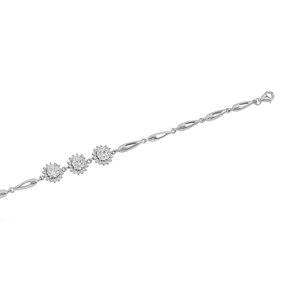 Silberarmband aus Silber 925 mit Zirkonia