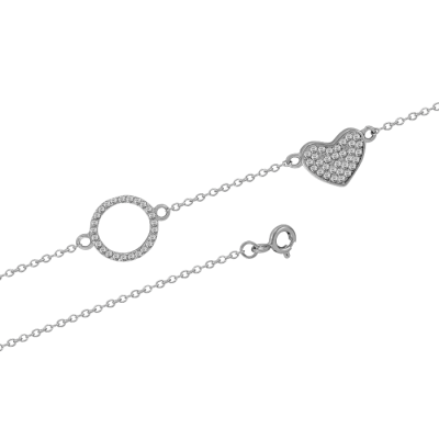 Silberarmband aus Silber 925 mit Zirkonia