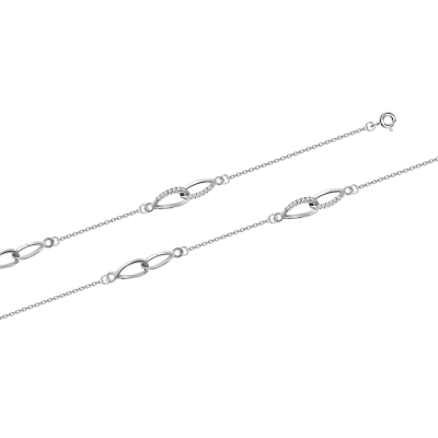 Silberarmband aus Silber 925 mit Zirkonia