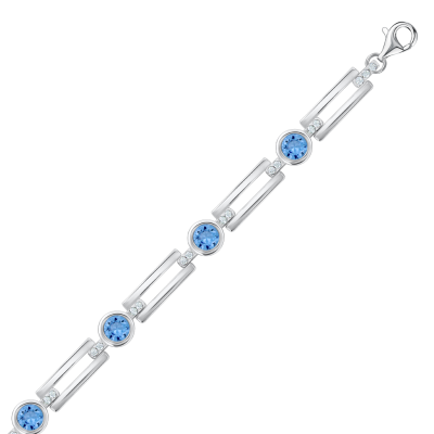 Silberarmband aus Silber 925 mit Zirkonia
