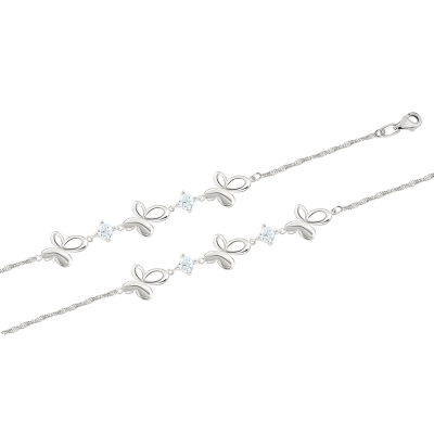 Silberarmband aus Silber 925 mit Zirkonia