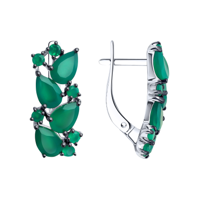 Silberohrringe aus Silber 925 mit Achat