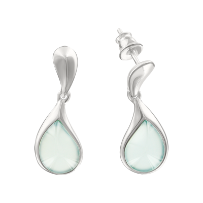 Silberohrringe aus Silber 925 mit Quarz