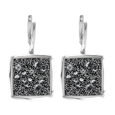 Silberohrringe aus Silber 925 mit Swarovski Kristall