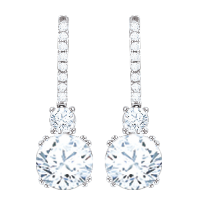 Silberohrringe aus Silber 925 mit Zirkonia