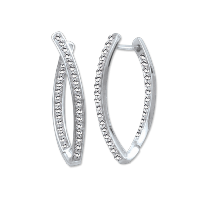 Silberohrringe aus Silber 925 mit Zirkonia