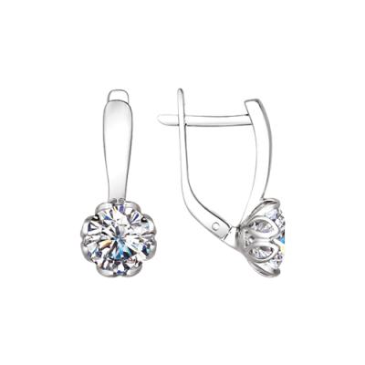 Silberohrringe aus Silber 925 mit Zirkonia