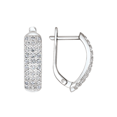 Silberohrringe aus Silber 925 mit Zirkonia