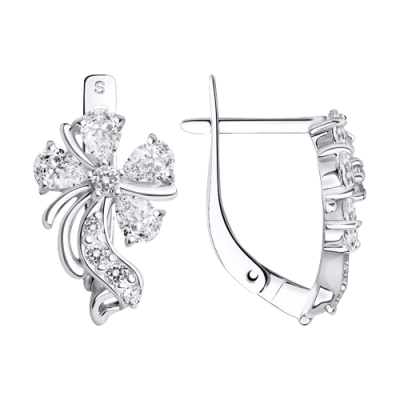 Silberohrringe aus Silber 925 mit Zirkonia