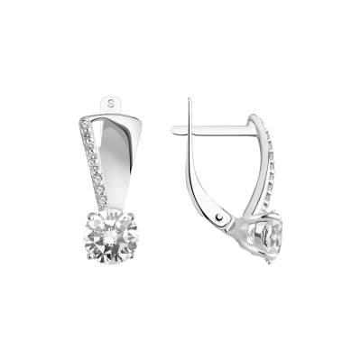 Silberohrringe aus Silber 925 mit Zirkonia