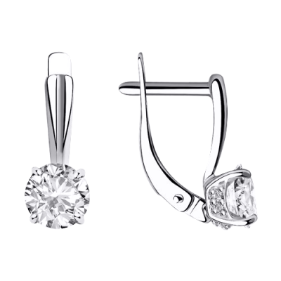 Silberohrringe aus Silber 925 mit Zirkonia