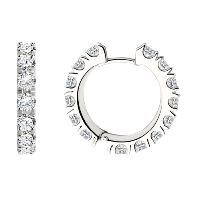 Silberohrringe aus Silber 925 mit Zirkonia