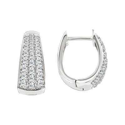 Silberohrringe aus Silber 925 mit Zirkonia