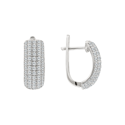 Silberohrringe aus Silber 925 mit Zirkonia