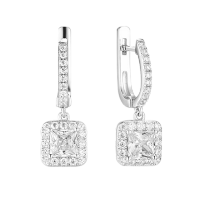 Silberohrringe aus Silber 925 mit Zirkonia