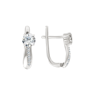 Silberohrringe aus Silber 925 mit Zirkonia