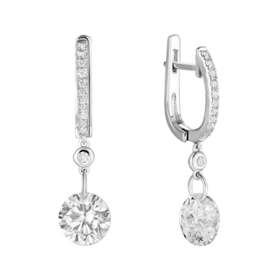Silberohrringe aus Silber 925 mit Zirkonia
