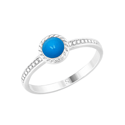 Silberring Damen aus Silber 925 mit Emaille