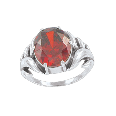 Silberring Damen aus Silber 925 mit Granat