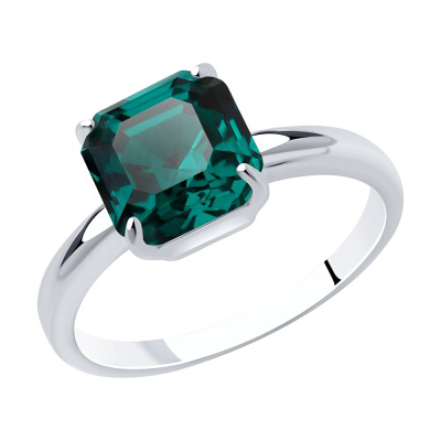 Silberring Damen aus Silber 925 mit Swarovski Kristall