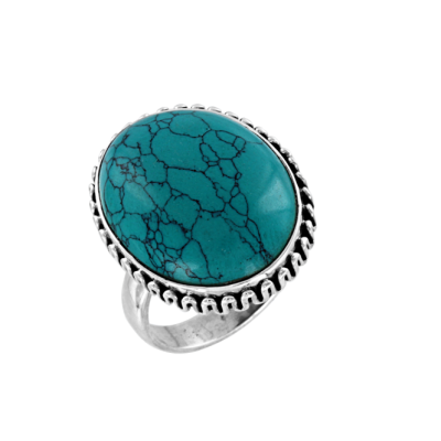 Silberring Damen aus Silber 925 mit Türkis