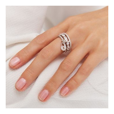 Silberring Damen aus Silber 925 mit Zirkonia