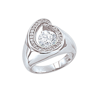 Silberring Damen aus Silber 925 mit Zirkonia