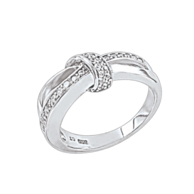 Silberring Damen aus Silber 925 mit Zirkonia