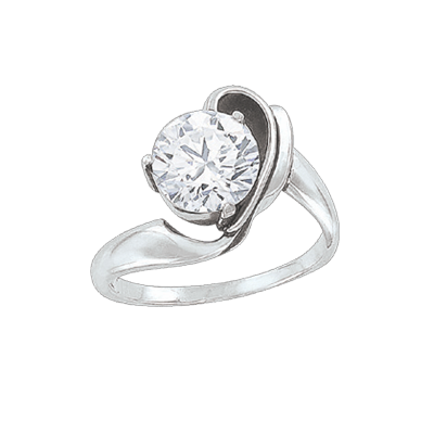 Silberring Damen aus Silber 925 mit Zirkonia
